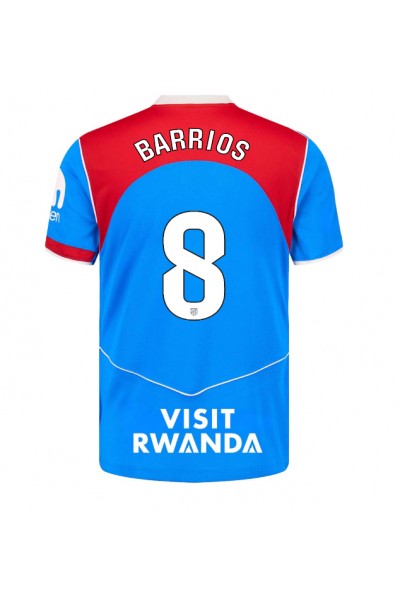 Atletico Madrid Pablo Barrios #8 Jalkapallovaatteet Kolmaspaita 2025-26 Lyhythihainen Atletico Madrid Pablo Barrios #8 Jalkapallovaatteet Kolmaspaita 2025-26 Lyhythihainen